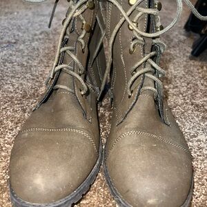 Madden Girl Olive Combat Boots